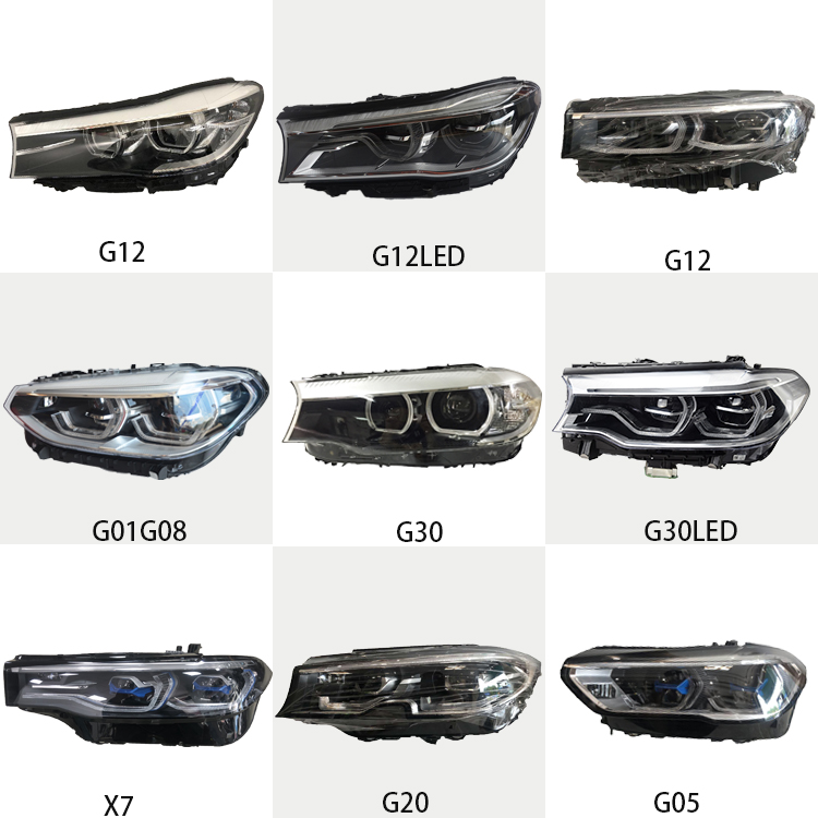 G12 G01 G08 G30 X7 G05 G20 BMW Auto Parts For Headlight