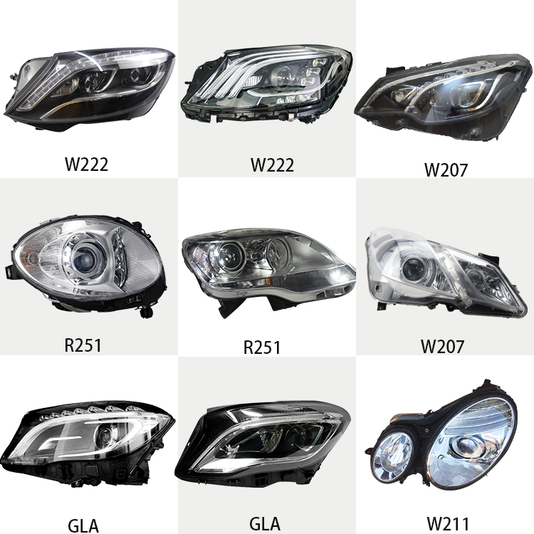 W222 E207 R251 GLA W156 W211 Mercedes-benz Headlight